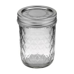 DIY Scented Candles Ball 8oz Regular Mouth Quilted Crystal Jelly Mason Jars 1440081200 12 Pack