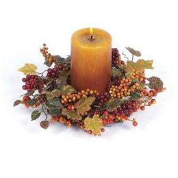 Fall 2014 Tablescape Ideas DIY Fall Candle Ring or Wreath