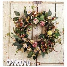 Fall Wreaths BUY or DIY SF Toys - Eclectic Garden Silk Wreath For Front Door