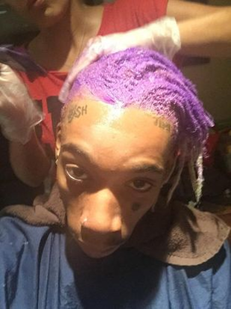 Wiz Khalifa Decided To Dye His Dreads Purple