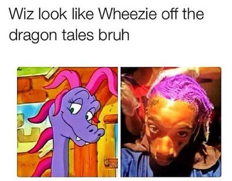 Wiz Khalifa Decided To Dye His Dreads Purple