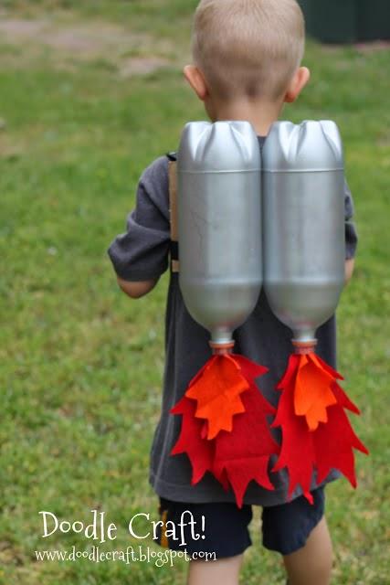 DIY HALLOWEEN COSTUME FOR TODDLER Rocket Jet Pack