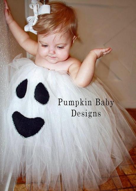 DIY HALLOWEEN COSTUME FOR TODDLER Ghost Tutu