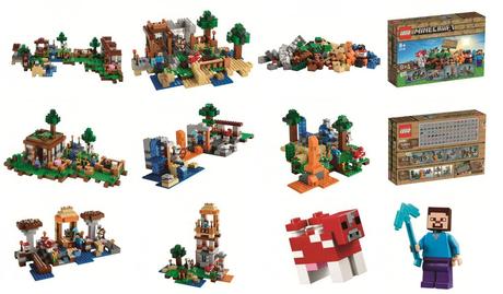 The Workbench LEGO Minecraft set