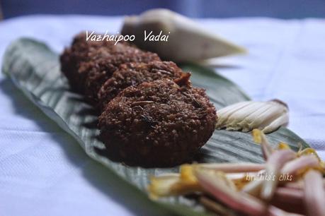 Vazhaipoo Vadai recipe / Banana Blossom Vada recipe