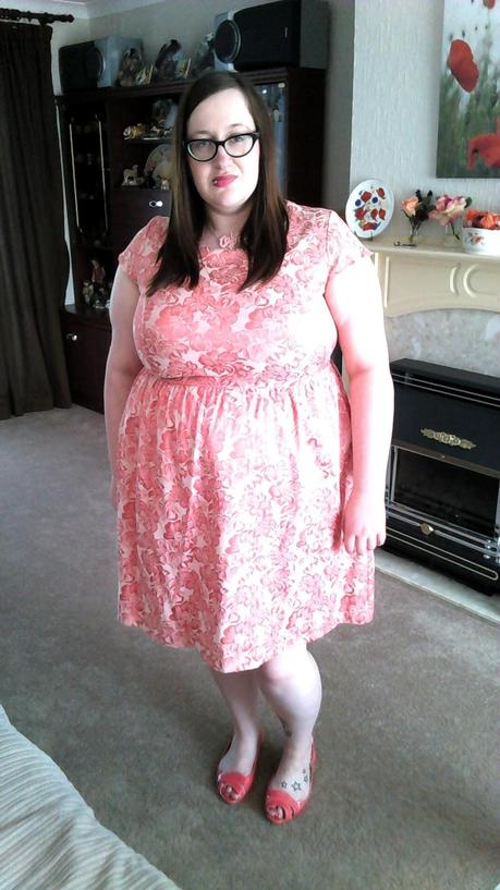 Simply Be Pink Jacquard Prom Dress Simply Be Pink Jacquard Prom Dress