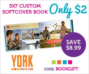 Image: Order your 5X7 Custom Softcover Book from York Photo for $2.00