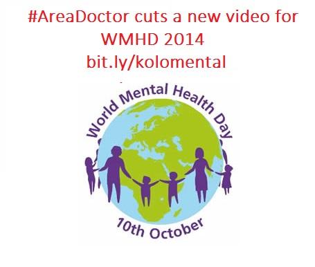 Areadoctor World Mental Health Day 2014 banner