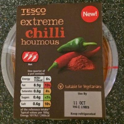 Today's Review: Tesco Extreme Chilli Houmous Today's Review: Tesco Extreme Chilli Houmous