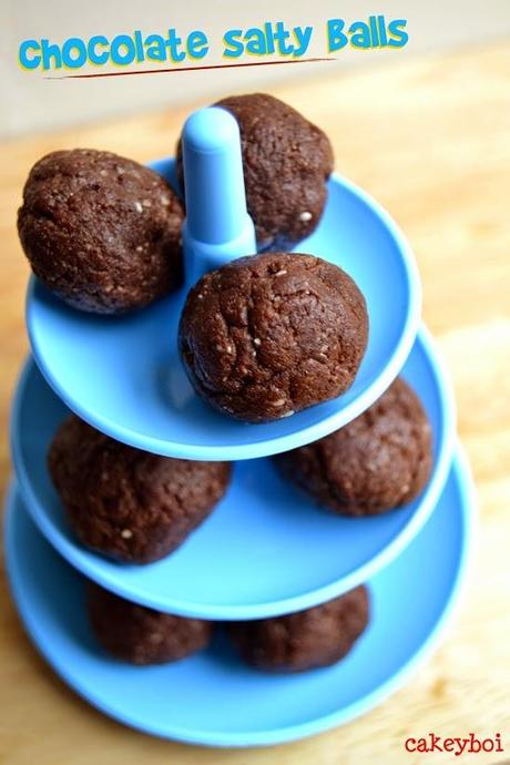 Chocolate Salty Balls for 'Check One Two'