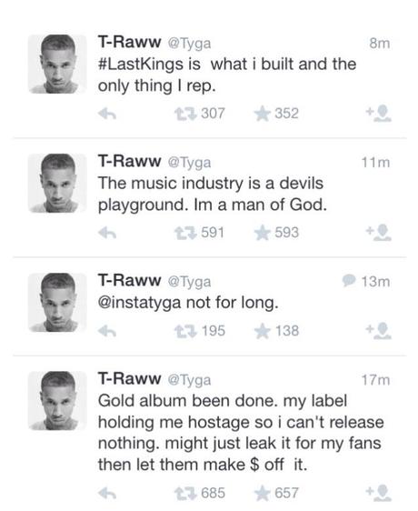 Tyga Is Being Held Hostage With Young Money