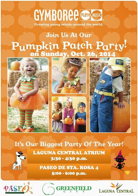Gymboree Sta.Rosa’s Pumpkin Patch Party at Greenfield City! Gymboree Sta.Rosa’s Pumpkin Patch Party at Greenfield City!