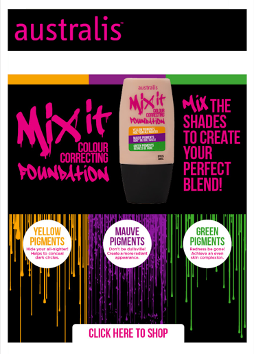 Australis Cosmetics : Mix It Foundation