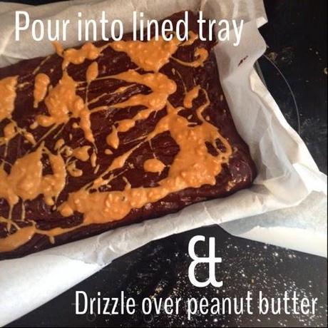 {Aldi's Peanut Butter Brownies for National Baking Week}