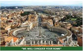 ISIS threatens to conquer Rome and break the Vatican's crosses