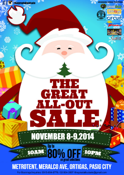 The Great All Out Sale Metrotent Ortigas November 2014