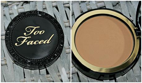 Too Faced Milk chocolate soleil bronzer & Cocoa powder foundation
