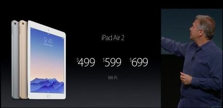 Price of iPad Air 2 bby apple