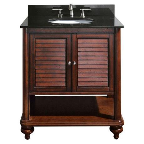 Treviso Vanity with Shutter Style Doors Treviso Vanity with Shutter Style Doors