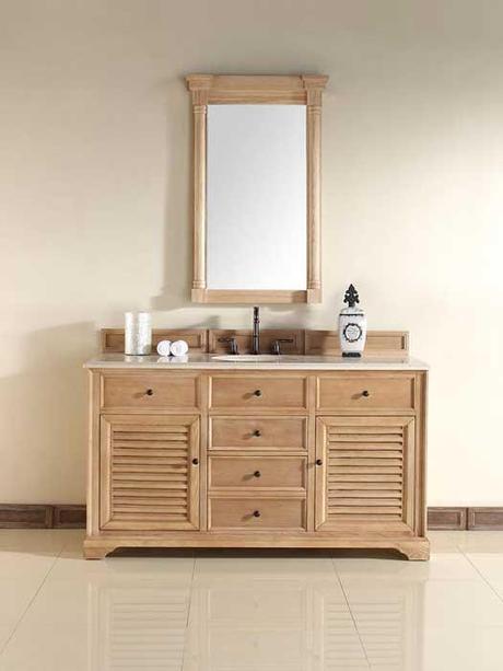 Vicoli Vanity with Natural Oak Finish Vicoli Vanity with Natural Oak Finish