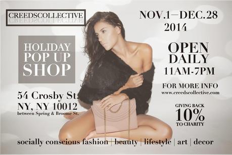 Shopping for a Cause | Creeds Collective Holiday Pop-Up in SoHo Shopping for a Cause | Creeds Collective Holiday Pop-Up in SoHo