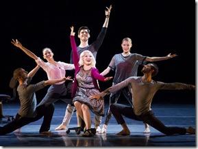 Carisa Barreca, Jesse Bechard, Alice Klock, Michael Gross, Emilie Leriche and Jonathan Fredrickson star in Hubbard Street Dance Chicago and The Second City's world premiere of Review: The Art of Falling (Hubbard Street Dance Chicago + The Second City)