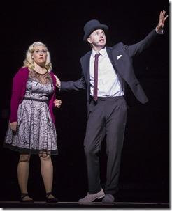 Carisa Barreca and Tim Mason star in Hubbard Street Dance Chicago and The Second City's world premiere of Review: The Art of Falling (Hubbard Street Dance Chicago + The Second City)