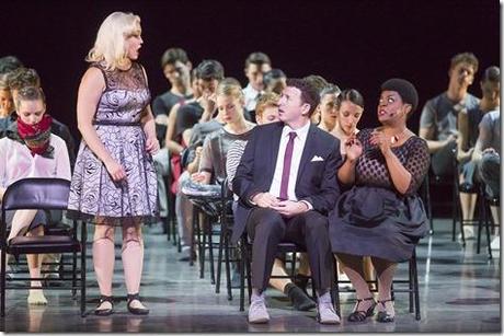 Carisa Barreca, Tim Mason and Rashawn Scott star in Hubbard Street Dance Chicago and The Second City's world premiere of Review: The Art of Falling (Hubbard Street Dance Chicago + The Second City)