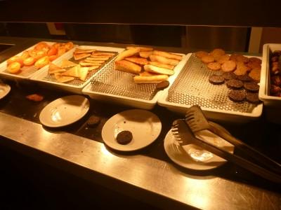Staying in the World Famous Europa Hotel in Belfast, Northern Ireland Ulster Fry Buffet - eat as much or as little as you like.