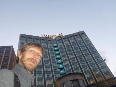 Staying in the World Famous Europa Hotel in Belfast, Northern Ireland Staying in the Famous Europa Hotel in Belfast, Northern Ireland.