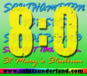 Sixer’s Sevens: Southampton 8 – Sunderland 0. Saints go one better than Sixsmith Jake: Oh dear, oh dear oh dear oh dear....