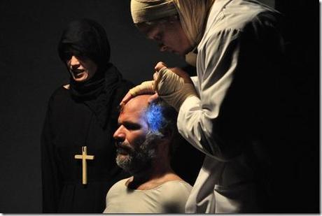 Holly Thomas Cerney and Wesley Walker star in Trap Door Theatre's Review: John Doe (Trap Door Theatre)
