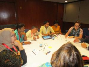Participants in Role Play at the Session
