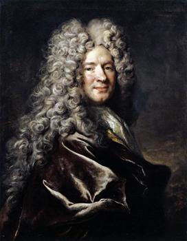 Nicolas de Largillière - Portrait of a Man in a Purple Robe