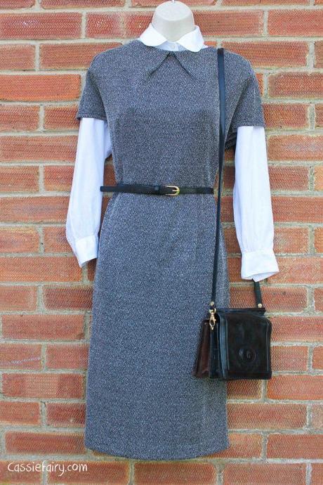 Styling one tweed dress for work, casual & party time! David Emanuel tweed dress styled 4 ways-9