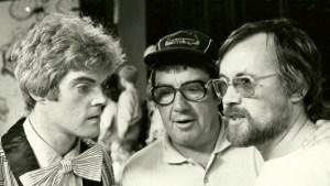 Memories of Tiswas, Frankie Howerd’s wandering hands and Norman Collier Tiswas, 1981: Den Hegarty, Frank Carson and associate producer David McKellar