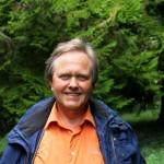Visit to the Swiss National Arboretum Between huge Thuja trees