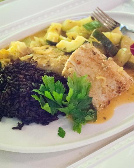 Cod Filets in a Sweet Rosemary Orange Sauce Cod in Orange Sauce