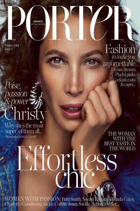 Christy Turlington for Porter Magazine Winter 2014 Porter Magazine winter 2014