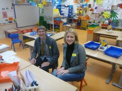 30 Year Reunion: School Tour of Kilmaine Primary School, Bangor, Northern Ireland Back in P1 with Sarah Bell (Quinn)