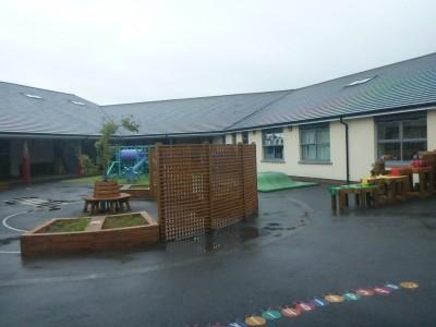 30 Year Reunion: School Tour of Kilmaine Primary School, Bangor, Northern Ireland New playgrounds.