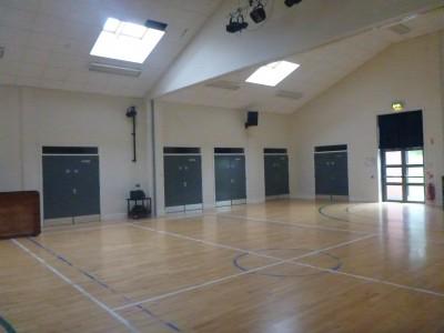 30 Year Reunion: School Tour of Kilmaine Primary School, Bangor, Northern Ireland The assembly hall.