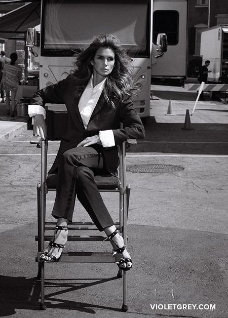 Cindy Crawford featured on Violet Grey 