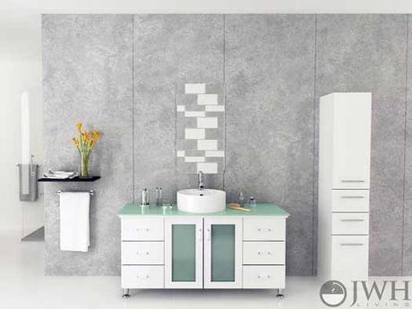White Bathroom Cabinet with Glass Doors White Bathroom Cabinet with Glass Doors