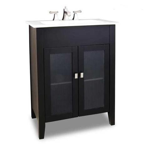Cuyamaca Vanity with Green Glass Inserts Cuyamaca Vanity with Green Glass Inserts