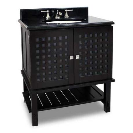 Jacksonville Vanity with Glass Insert Door Jacksonville Vanity with Glass Insert Door