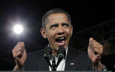 Barack Obama The demon is coming out of Obama again