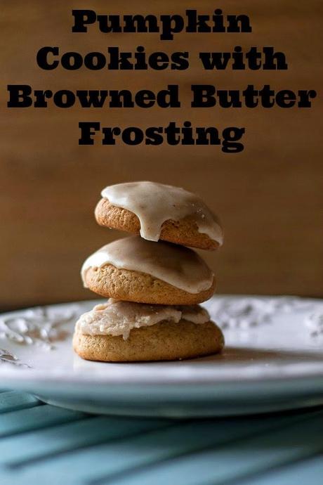 Pumpkin Cookies with Browned Butter Frosting