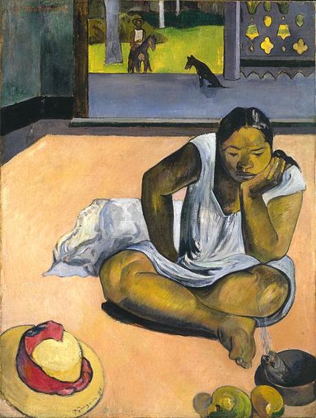 ARTmonday: The 50 Best Paintings in New England brooding-woman-gaugin-worcester