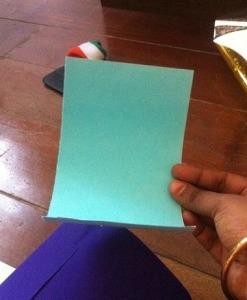 Make Diwali Paper Lanterns or Aaakash Kandil At Home – DIY step 1 diwali paper lanterns